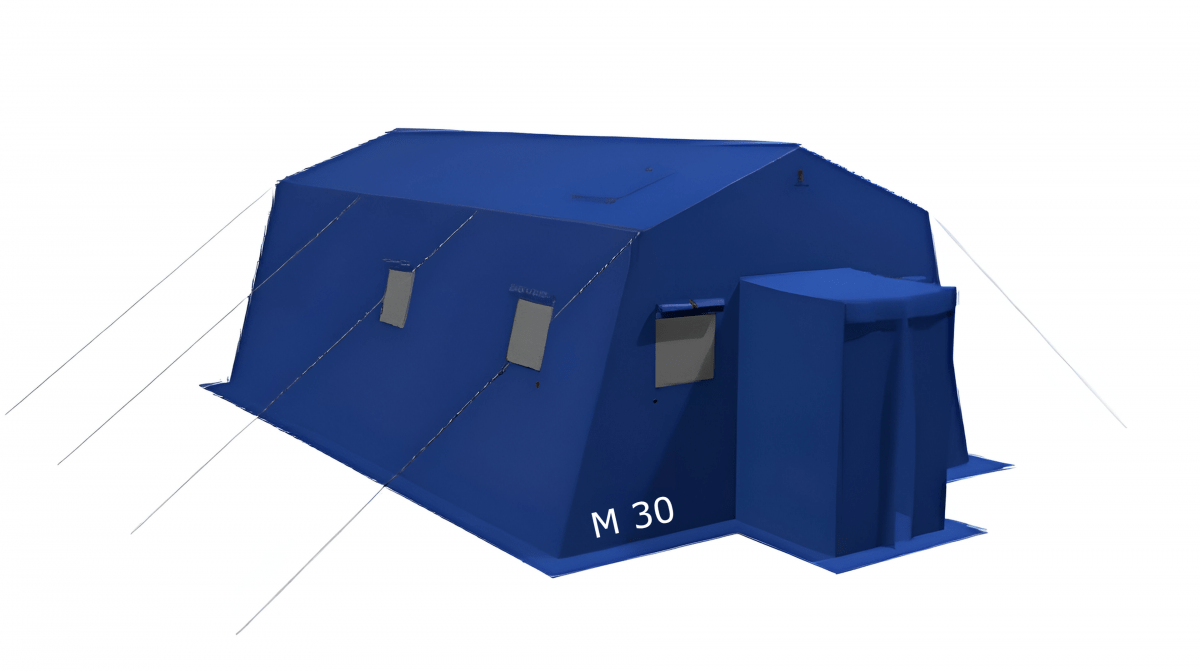 Армейская палатка «М 30» ПВХ (Вместимость — до 30 человек)